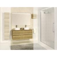 Xellanz Bologna Badkamermeubel 120cm - Nato Hout met LED Spiegel