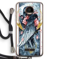 Golden Raven: Motorola Moto Z Force Transparant Hoesje met koord