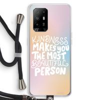 The prettiest: Oppo A94 5G Transparant Hoesje met koord