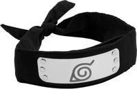 Naruto Shippuden Headband - Konoha (Black) - thumbnail