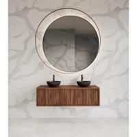 Onderkast Gliss Design Heronimus 120x45x35 cm Met Topplaat Walnut