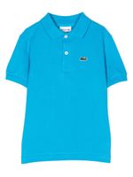 Lacoste Kids polo en coton à patch logo - Bleu