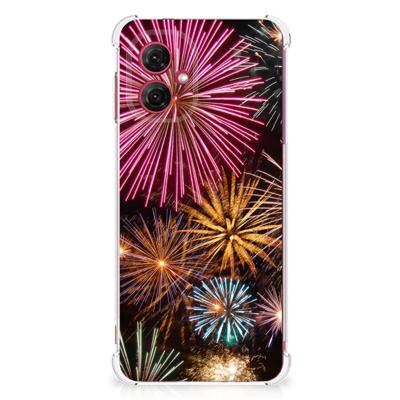 Motorola Moto G55 Anti Shock Bumper Case Vuurwerk Motorola Moto G55 Anti Shock Bumper Case Vuurwerk