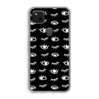 Eye pattern #3: Google Pixel 4a Transparant Hoesje