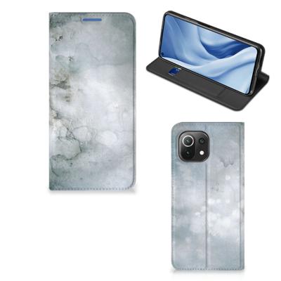 Bookcase Xiaomi 11 Lite NE 5G | Mi 11 Lite Painting Grey Bookcase Xiaomi 11 Lite NE 5G | Mi 11 Lite Painting Grey