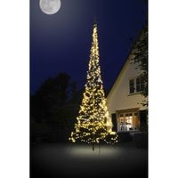 Fairybell vlaggenmast 6 meter 900 lampjes warm wit - thumbnail