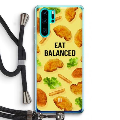 Eat Balanced: Huawei P30 Pro Transparant Hoesje met koord