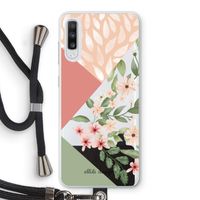 Sweet heaven geometrics: Samsung Galaxy A70 Transparant Hoesje met koord