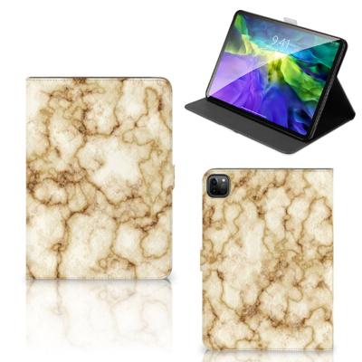 iPad Pro 11 2020/2021/2022 Leuk Tablet hoesje Marmer Goud iPad Pro 11 2020/2021/2022 Leuk Tablet hoesje Marmer Goud