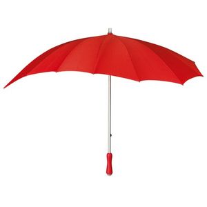Falcone Paraplu hartvormig 110 cm polyester rood