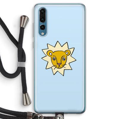 Kleine leeuw: Huawei P20 Pro Transparant Hoesje met koord