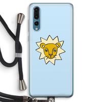 Kleine leeuw: Huawei P20 Pro Transparant Hoesje met koord