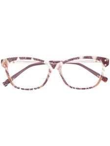 MISSONI EYEWEAR lunettes de vue à effet tie dye - Rose