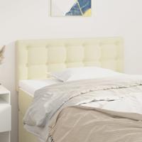 Hoofdbord 90x5x78/88 cm kunstleer crmekleurig