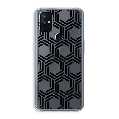 Geometrisch patroon: OnePlus Nord N10 5G Transparant Hoesje