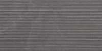 Tegelsample: Jabo Overland Antracite Groove vloertegel 60x120cm gerectificeerd