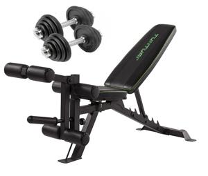 Tunturi UB60 + 2x Dumbellset 15KG