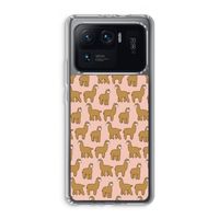 Alpacas: Xiaomi Mi 11 Ultra Transparant Hoesje Alpacas: Xiaomi Mi 11 Ultra Transparant Hoesje