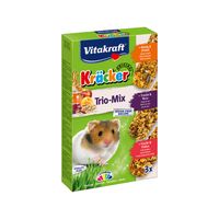 Vitakraft Kräcker Trio-Mix Hamster - Honing, Noot & Fruit - thumbnail