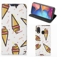 Samsung Galaxy A20e Flip Style Cover Icecream