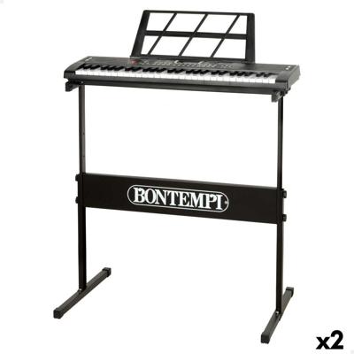 Elektronische piano Bontempi 68 x 88 x 38 cm (2 Stuks)