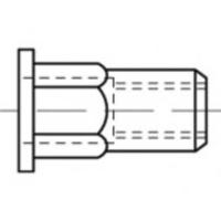 TOOLCRAFT TO-5380581 Popmoer M4 RVS 500 stuk(s)