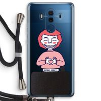 Hartje: Huawei Mate 10 Pro Transparant Hoesje met koord