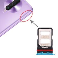 SIM-kaartlade + SIM-kaartlade voor Xiaomi Redmi K30 Pro (Blauw)