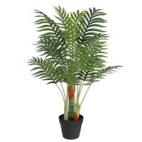 VidaXL Kunstpalmboom met 3 stammen 85 cm polypropeen groen