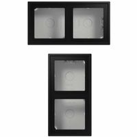 JUNG LS 582 A SWM opbouwrand 2 voudig gesloten N LS990 grafiet mat zwart