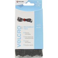 VELCRO® VEL-EC60388 Klittenband kabelbinder Om te bundelen Haak- en lusdeel (l x b) 200 mm x 12 mm Zwart 6 stuk(s) - thumbnail