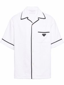 Prada chemise à manches courtes - Blanc