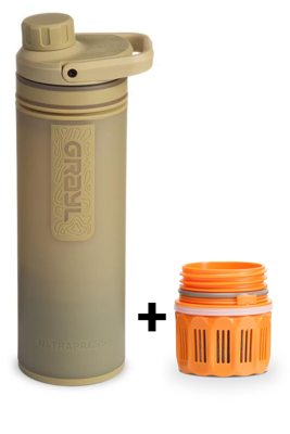 Grayl GRAYL Ultrapress Waterfilter Purifier + Reservefilter Grayl GRAYL Ultrapress Waterfilter Purifier + Reservefilter