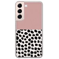 Samsung Galaxy S22 Plus siliconen hoesje - Pink dots - thumbnail