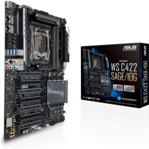 ASUS WS C422 SAGE/10G Intel® C422 LGA 2066 (Socket R4) CEB server-/werkstationmoederbord