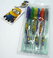 Van Der Doelen 6 gelpennen van dispicable me
