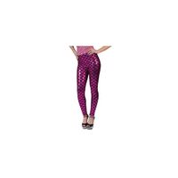 Metallic roze schubben legging One size  -
