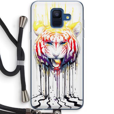 Fading: Samsung Galaxy A6 (2018) Transparant Hoesje met koord
