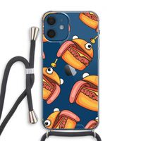 Hamburger: iPhone 12 Transparant Hoesje met koord