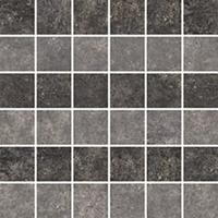 Mozaïektegel Florim Artifact 760933 WAMozaiek 300X300 Charcol 9Mm Rt.R10 3D F:050X050