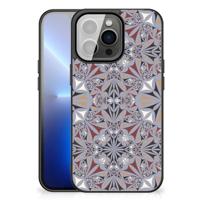 iPhone 13 Pro Max Marmeren Print Telefoonhoesje Flower Tiles