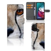 Motorola Moto G10 | G20 | G30 | Telefoonhoesje | Met pasjeshouder | Cheetah