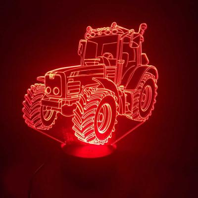 3D LED LAMP - TRACTOR 5 - Ontwerp-zelf.nl