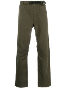 Woolrich pantalon droit à détail de boucle - Vert