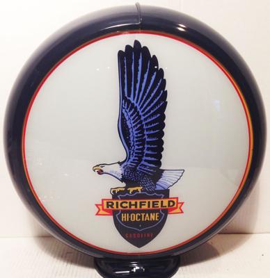 Richfield Hi-Octane Gasoline Benzinepomp Bol