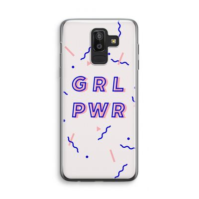 GRL PWR: Samsung Galaxy J8 (2018) Transparant Hoesje