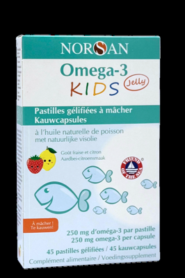 Norsan Omega-3 Kids Jelly Kauwcapsules