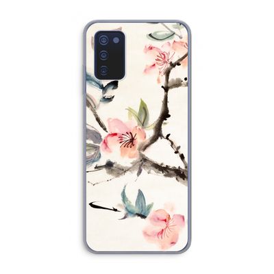 Japanse bloemen: Samsung Galaxy A03s Transparant Hoesje