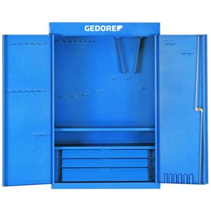 Gedore 6612600 1400 L Kast (b x h x d) 650 x 970 x 250 mm Blauw