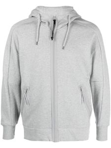 C.P. Company hoodie en coton à fermeture zippée - Gris